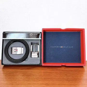 TOMMY HILFIGER 리버서블 가죽 벨트 2버클 세트