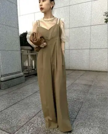 AMERI MEDI CORD SUSPENDER WIDE PANTS