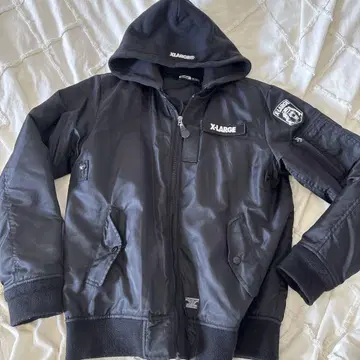 XLARGE 블랙 MA-1 블루종 점퍼