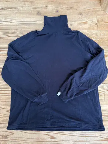 카우라무 더블 페이스 터틀넥 T셔츠 XXL 네이비