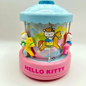 새상품 [레어] 헬로키티 플라네타륨 회전목마 21