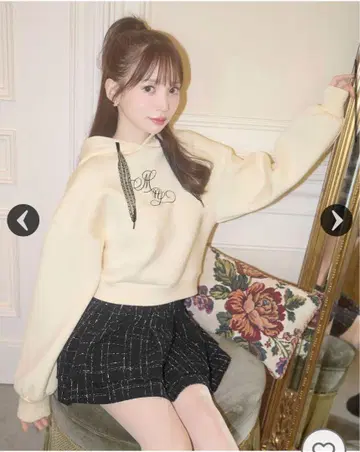 미셸 마카롱 MN 로고 후디 프리 사이즈