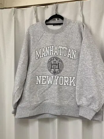 ZARA 그레이 트레이닝복 M MANHATTAN NEW YORK