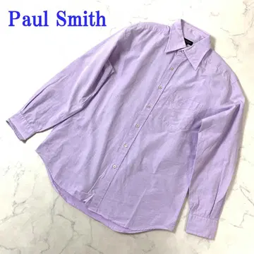 Paul Smith 와이셔츠 코튼 100% 퍼플 L C4419
