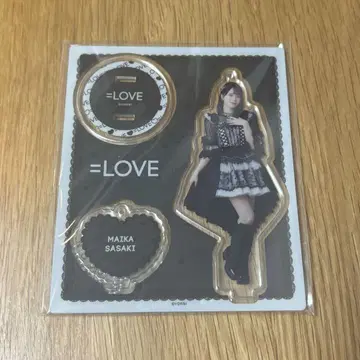 =LOVE 사사키 마이카 아크릴 스탠드 블랙 의상