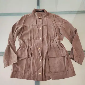 ZARA 베이직 컬렉션 브라운 트렌치코트 M