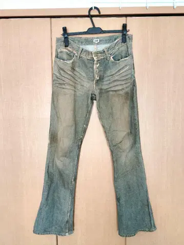 LGB 르그랑블루 흙가공 부츠컷 데님