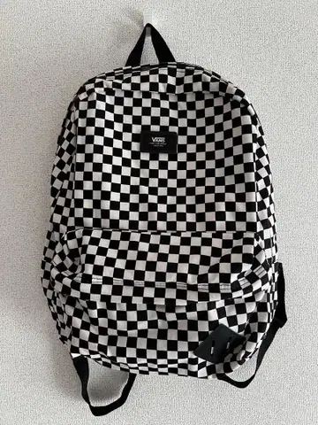 VANS 체커 패턴 백팩