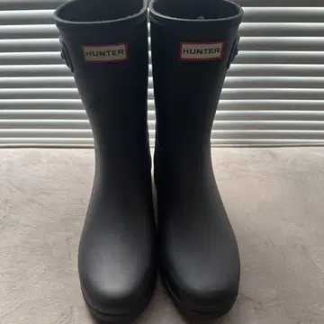 HUNTER 블랙 장화 25cm