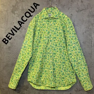 BEVILACQUA 베아 올 패턴 디자인 긴팔 셔츠 S