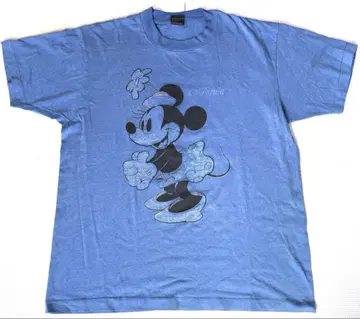 미니 마우스 티셔츠 90s USA 제작 양면 싱글 스티치 미키 L