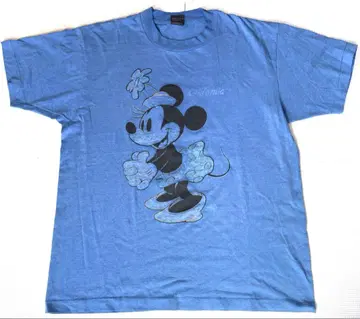 미니 마우스 티셔츠 90s USA 제작 양면 싱글 스티치 미키 L