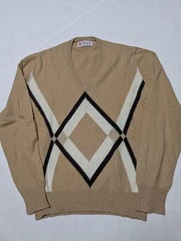 80s 브라이언트 오브 스코틀랜드 캐시미어 니트 아가일