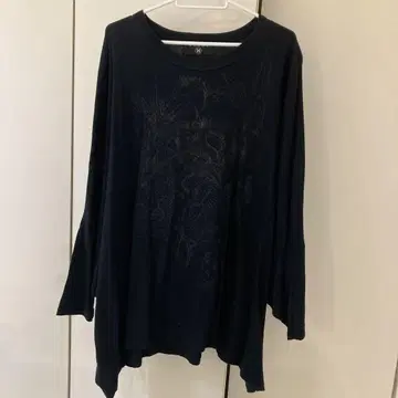 GOMME H 블랙 M 사이즈 7부/긴팔 티셔츠