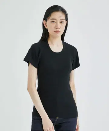 OVERNEATH 오버니 리브T셔츠 S사이즈