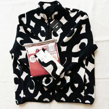 UNIQLObymarimekko 플리스&양말 + 히트텍 미사용품