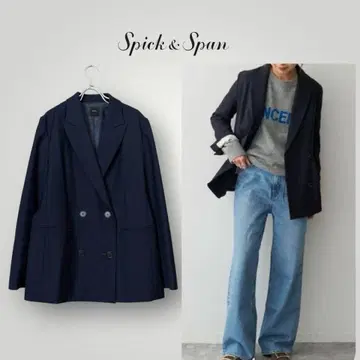 24AW 새상품급 스픽 앤 스팬 테일러드 자켓 31900엔