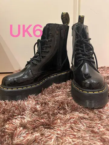 닥터마틴 제이든 UK6 블랙 통굽 부츠