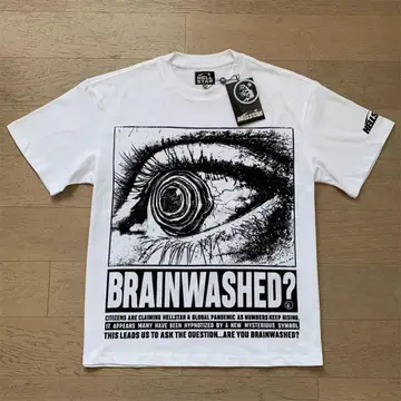 Hellstar BRAINWASHED? T셔츠 화이트