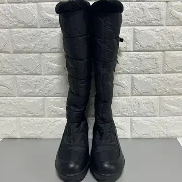 스노우 부츠 롱 부츠 블랙 24cm