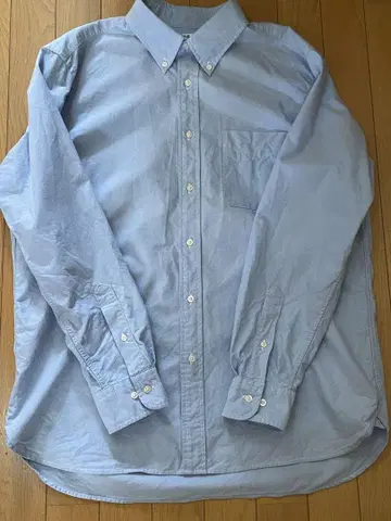 UNIQLO 유니클로 옥스퍼드 셔츠 스카이블루 XL