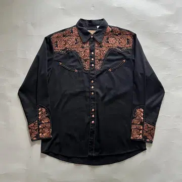 Scully 웨스턴 셔츠 블랙