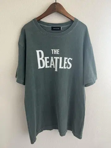 THE BEATLES 그레이 T셔츠 빅 실루엣