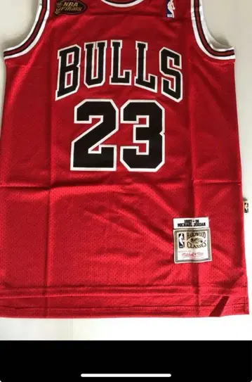 BULLS 23번 빨간색 조던 NBA 유니폼