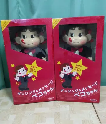 댄싱 & 메시지 페코짱 인형 2체 묶음 판매