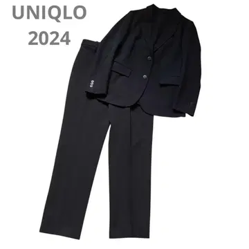 유니클로 2024년 모델 감동 자켓 감동 슬림 팬츠 셋업