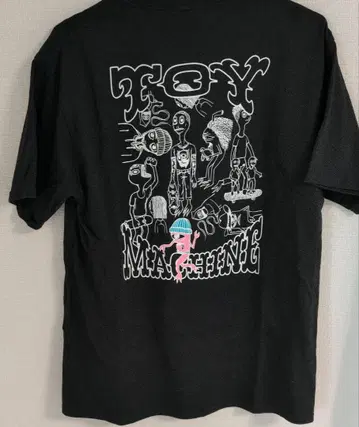 TOY MACHINE 블랙 T셔츠