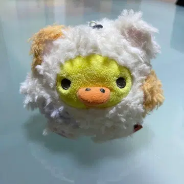 리락쿠마 키이로이토리 모아 앉아 봉제 인형