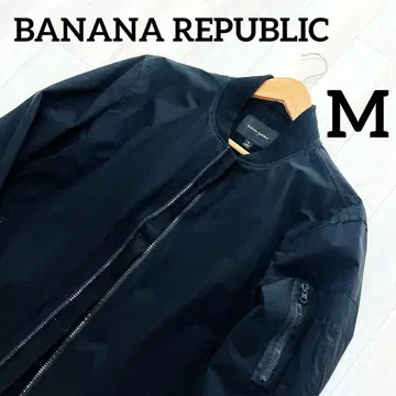 새상품급 BANANA REPUBLIC MA-1 M 자켓 블랙