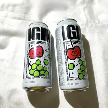 BTS 진 IGIN APPLE TONI 머스캣 플레이버 2캔