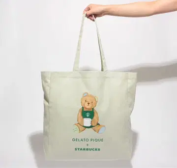GELATOPIQUE STARBUCKS 토트백 젤라피케 스벅