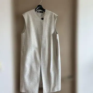 ZARA 라이트 베이지 베스트 XS