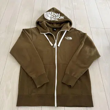 THE NORTH FACE 올리브 풀 집업 후드티