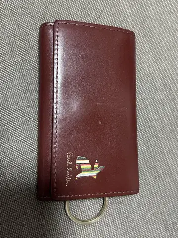 Paul Smith 버건디 가죽 키케이스