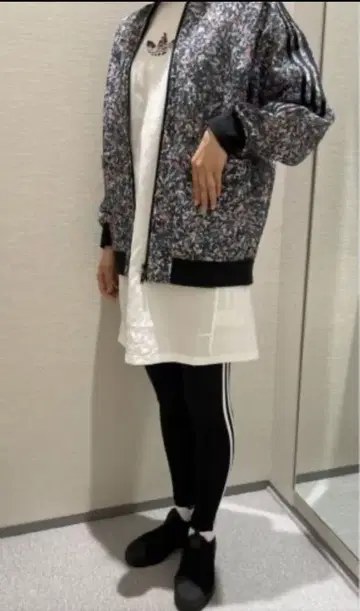 아디다스 LONG BOMBER JACKET 자켓 M