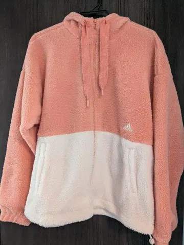 adidas 플리스 자켓 핑크
