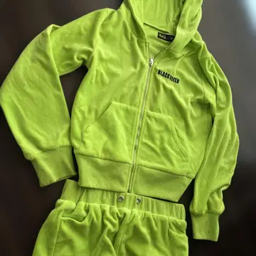 BLACK QUEEN 형광 그린 셋업