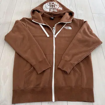 THE NORTH FACE 브라운 풀 집업 후드티