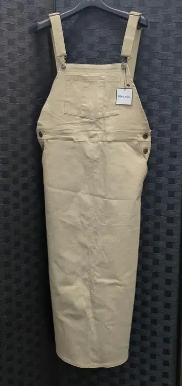 Bebe Ange 베이지 살로펫 오버롤 스커트