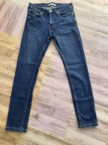 ZARA 남성용 스키니 데님 다크 블루 EUR 48