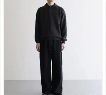 오라리 24aw MOHAIR KNIT POLO 사이즈 3