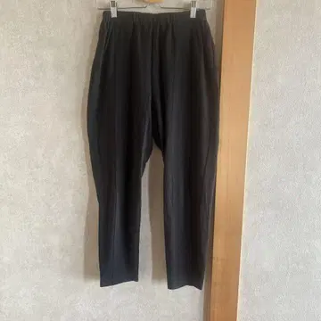 바바구리 면린넨 팬츠 부드러운 테이퍼드