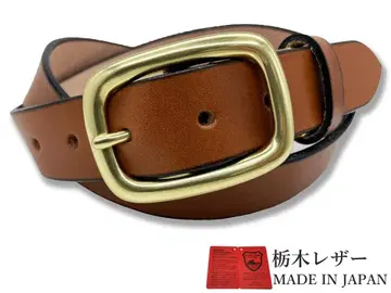 도치기 가죽 벨트 M 사이즈 30mm 무지 천연 가죽 소가죽 다크 브라운
