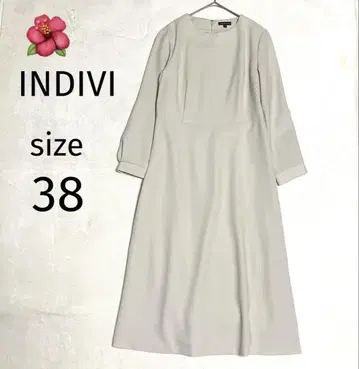 INDIVI 긴팔 롱 원피스 사이즈 38