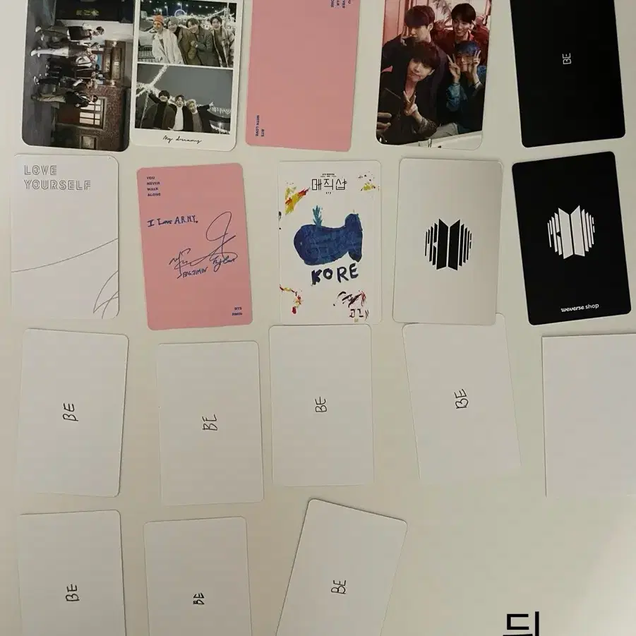 방탄소년단 포카 일괄판매