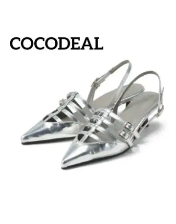 [ 새상품급 미사용 ] cocodeal 코코딜 킬튼 힐 백 스트랩 펌프스